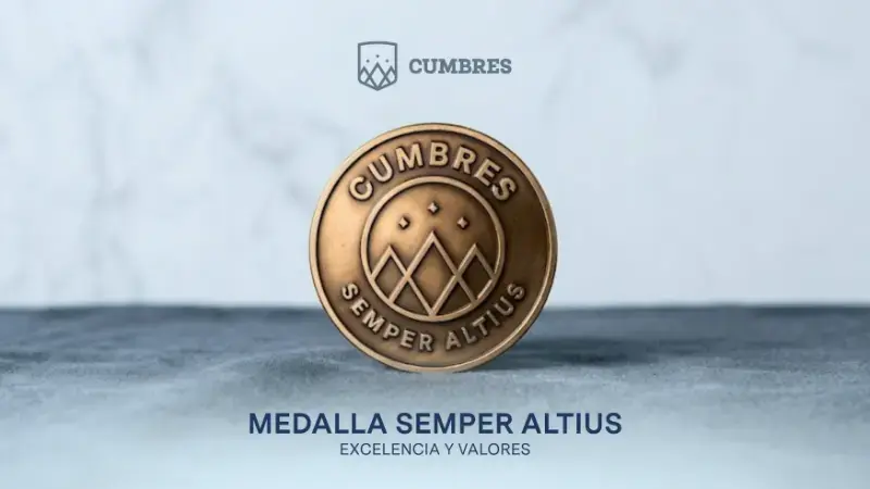 Medalla Semper Altius Instituto Cumbres León